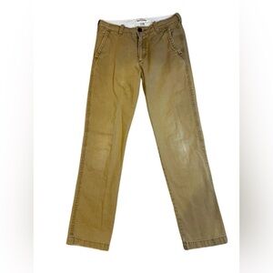 Abercrombie Kids Slim Fit Khaki Chino Pants Boys 16 SLIM